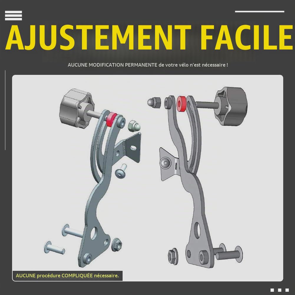 Kit de stabilisateur de pare-brise de renfort réglable pour R1200GS LC 2013-2018 R1200 GS R 1200 GS ADV 2014-2018 R1250GS R1250 GS 2018-2022 R 1250 GS Adventure 2019-2023