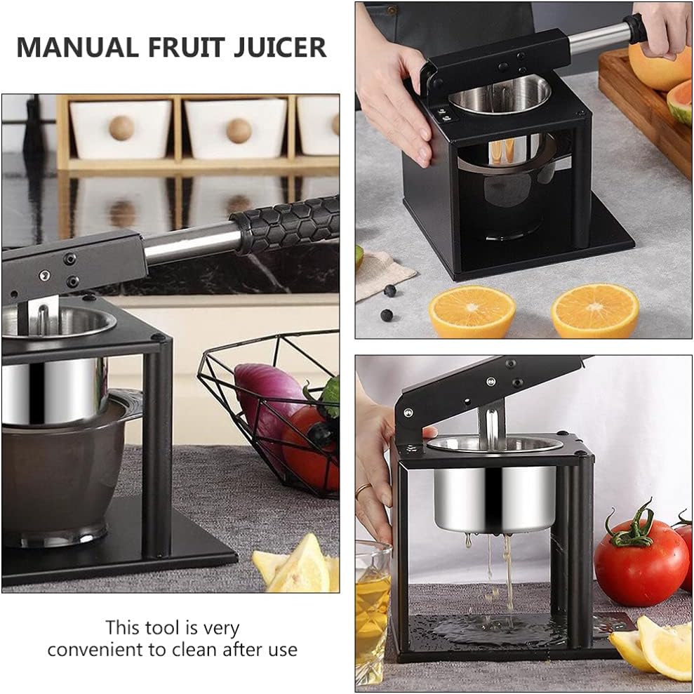 1pc Manual Fruit Juicer Squeezer Hand Press Juicer for Home Use Sturdy Design Easy to Control for Fruit Shops Supermarkets and