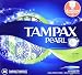 Tampax Pearl Tampons with Plastic Applicator, Super Absorbency, Unscented, 36 Count- Pack of 2 (72 Count Total)