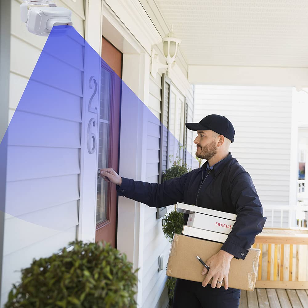 Mengshen Alarma De Entrada con Sensor De Movimiento, Sistema Inalámbrico De Seguridad para El Hogar Timbre para Interior Exterior (1 Receptor Y 1 Sensor Y 1 Mando A Distancia)