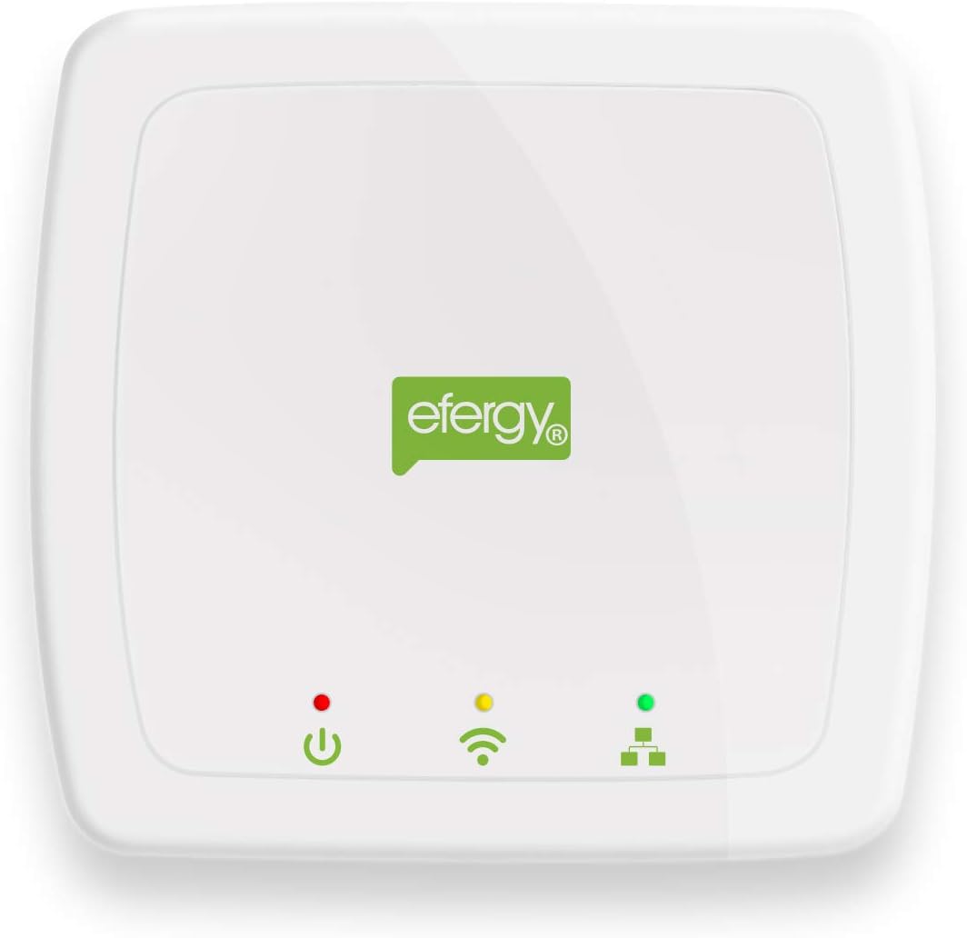 Efergy Technologies Engage HUB Solo 1.1 Compatible with E2 and Elite Classic in-Home Online Energy Monitor