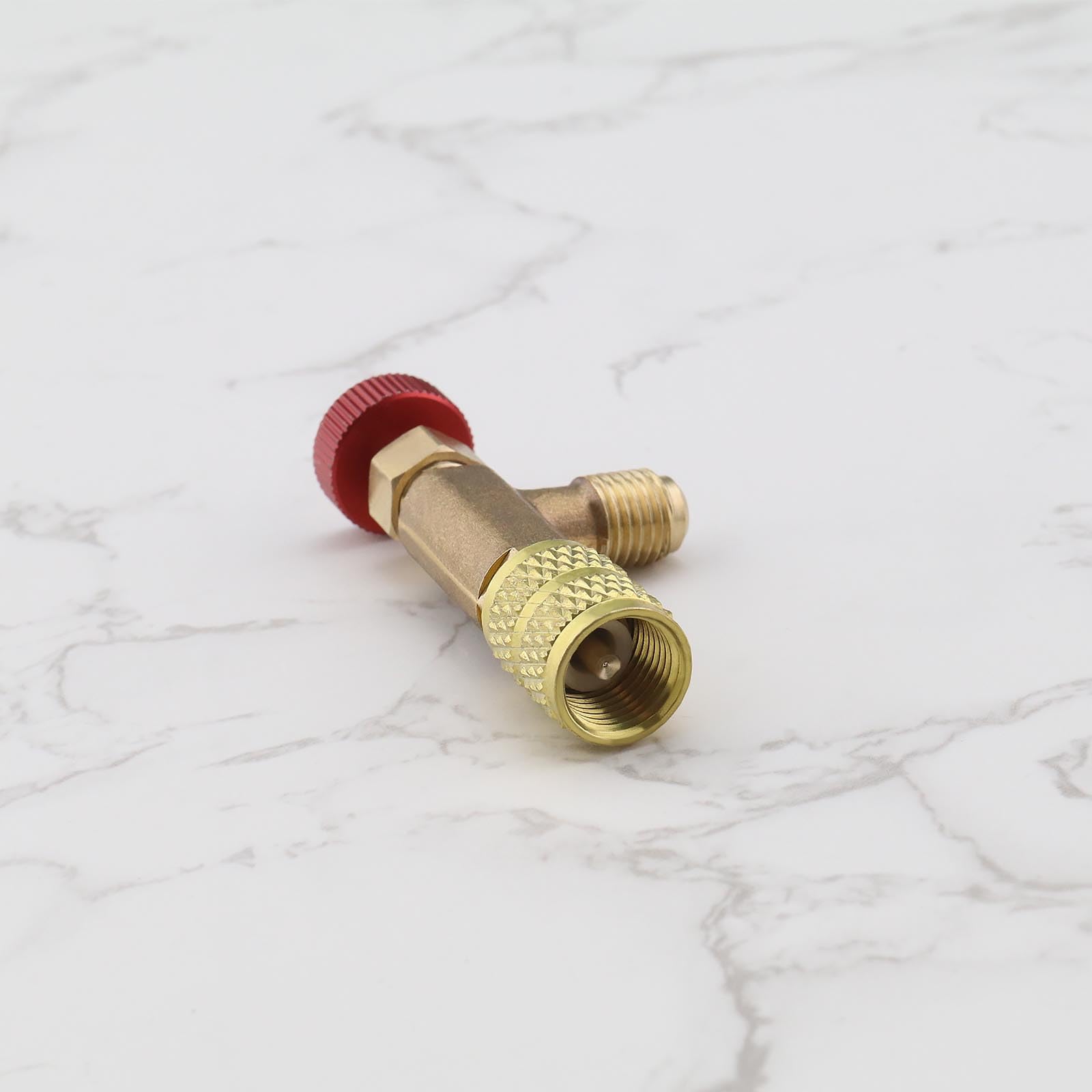 Valve de Sécurité de Climatisation, Adaptateur de Climatisation de Soupape de Régulation de Réfrigération de 2pcs pour une Norme de Pointe