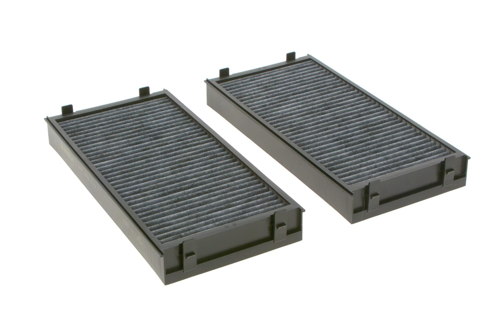 Bosch Filtro Abitacolo ai Carboni Attivi R2419, Filtro di Ricambio - Contro cattivi odori, polline e polvere per un'aria più pulita all'interno del veicolo - 2 Filtri