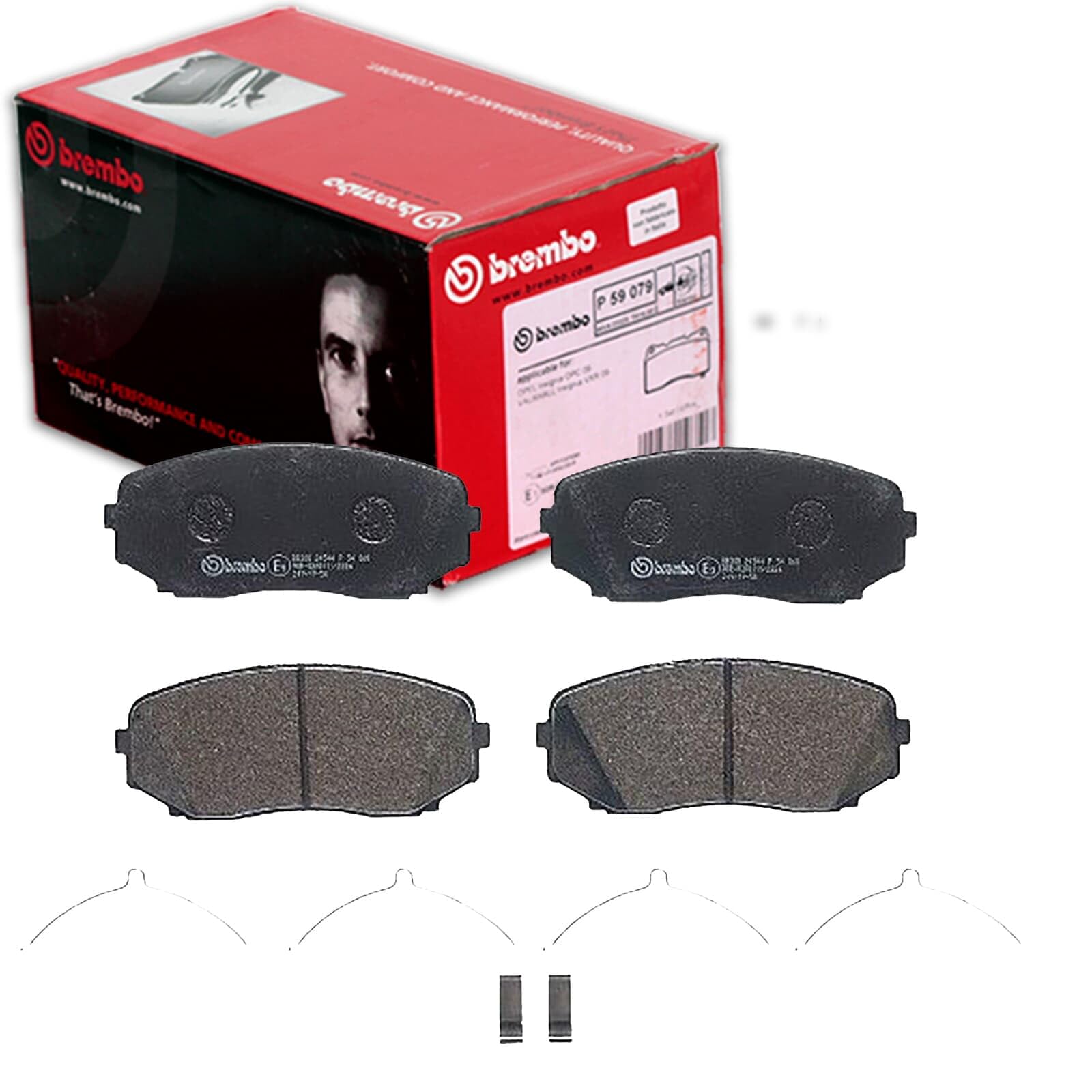 BREMBO Bremsbelagsatz, Scheibenbremse P54060