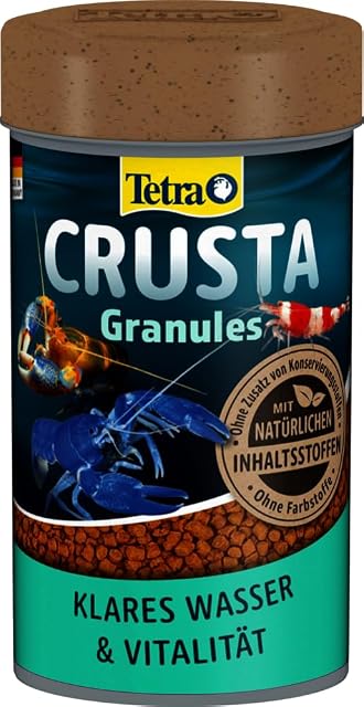 Tetra Crusta Granules - Alimento para gambas y crustáceos, para una alimentación adaptada a la especie, bote…