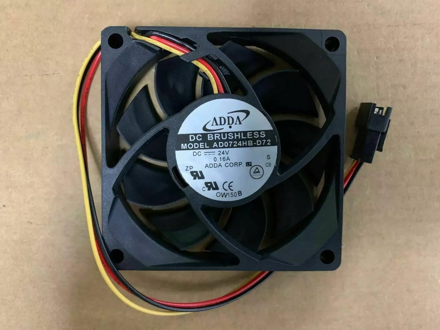 Lighting Hub ADDA AD0724HB-D72 Axial Fan 24V-0.16A DC Brushless Air Cooling Fan 3500 RPM 70 * 70 * 15mm 3Wire-image-29