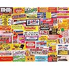 White Mountain Puzzles Candy Wrappers - 1000 Piece Collage Jigsaw Puzzle