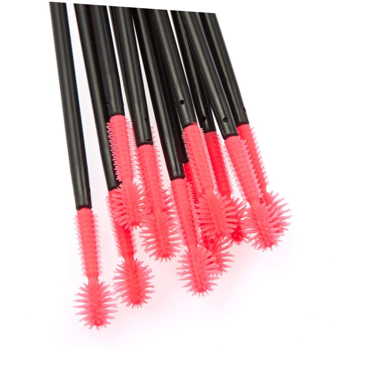 50pcs Professional Eyelash Brush Mascara Brush Head Mascara Wands for Separate Lashes