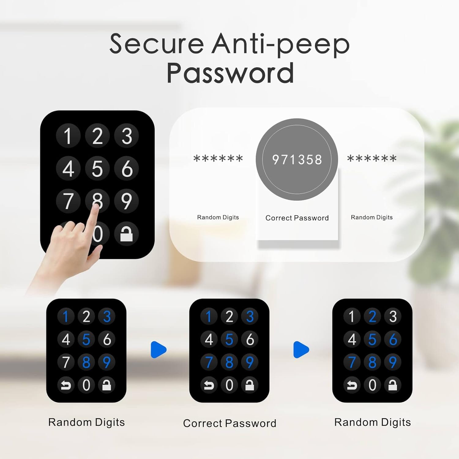 Diagram showing the WELOCK Smart Door Lock connecting to a WELOCK WiFi Gateway, which then connects to an Amazon Alexa device for voice control.