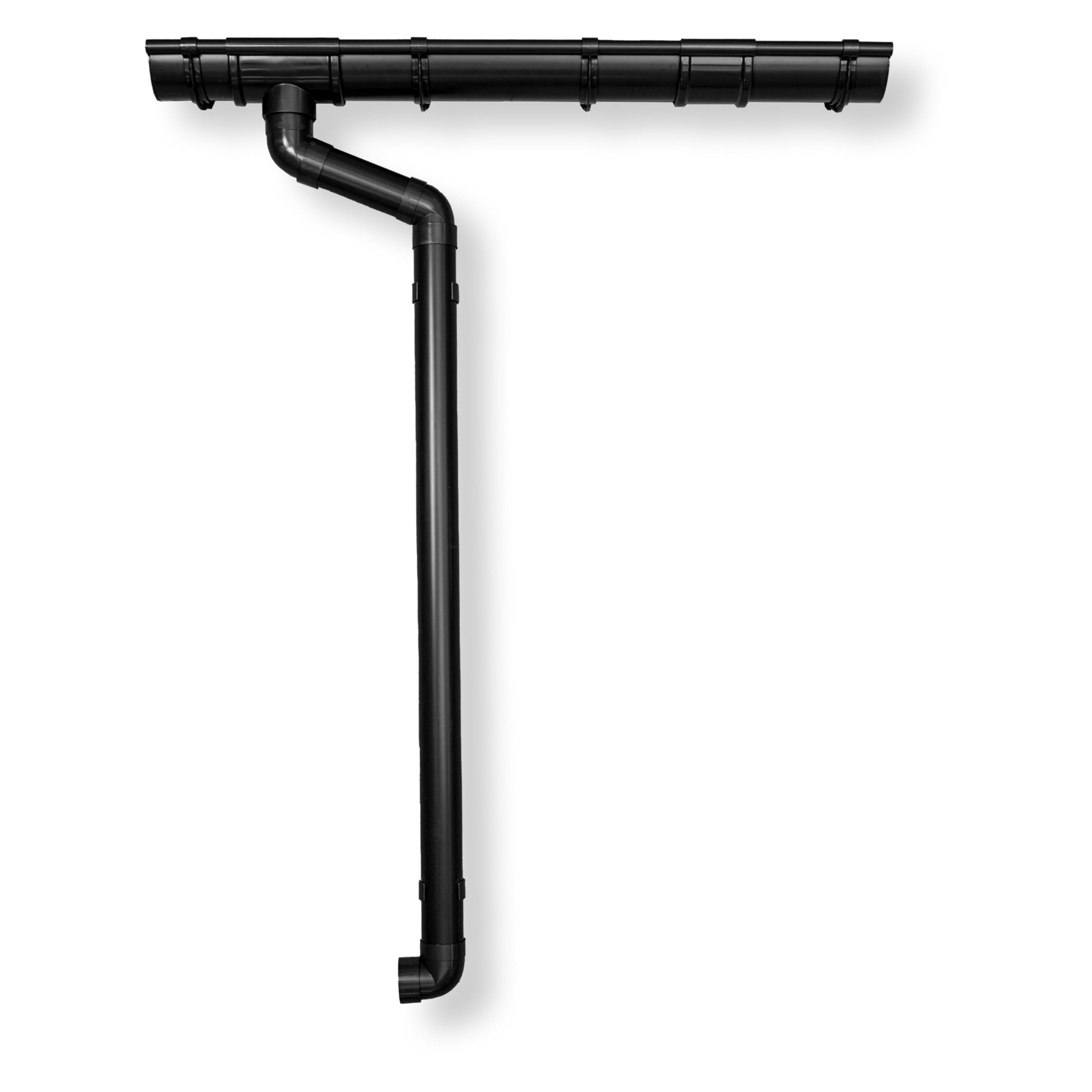 4 Home & Garden Dachrinnen Set RG 100 NW100/125 Anthrazit | Komplettsets mit Fallrohr bis 10m Dachlänge | Typ 300 Fallrohr DN 60 | Kunststoff PVC(Dachlänge 1-Seite bis 400cm)