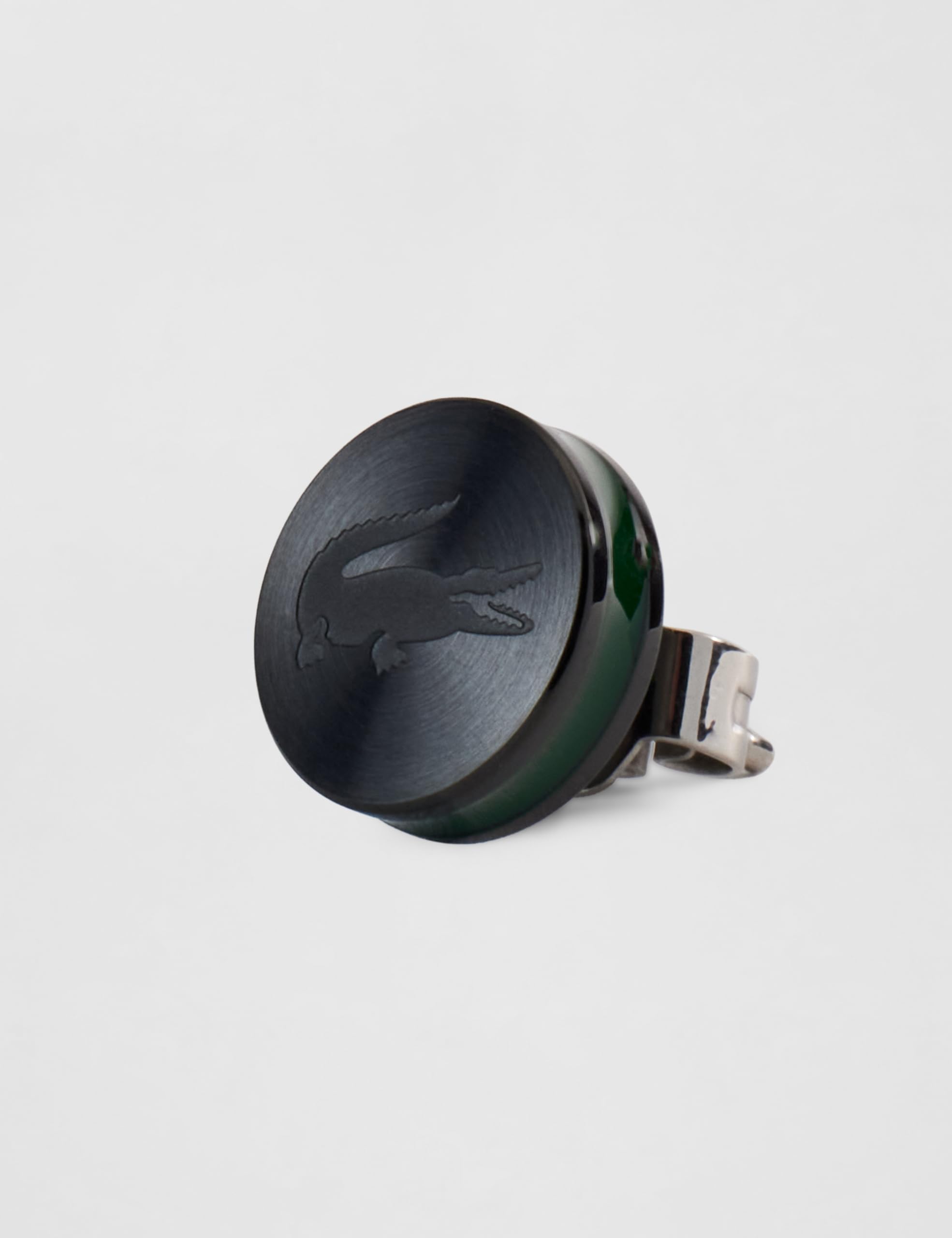 Lacoste Clous d'oreilles pour Homme Collection LACOSTE BASELINE disponible en version noire ou argentée
