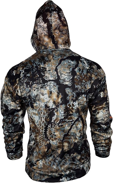 Kryptek Tartaros Hoodie for Men - Performance Athletic Hoodie with Advanced Camouflage Design, Lightweight & Comfortable Fit, Obskura Skyfall/Blaze - Large3