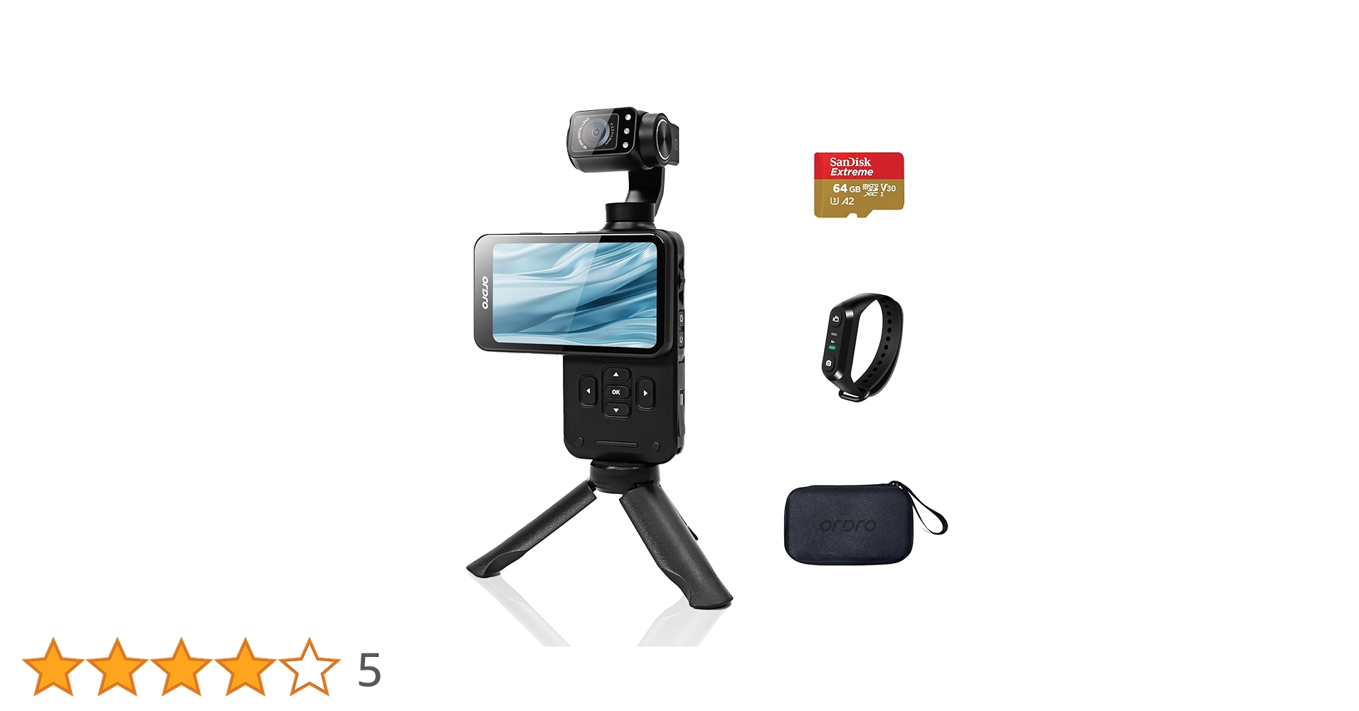 Ordro M5 最新型 5K ジンバルカメラ ハンドヘルドビデオカメラ Amazon.com : ORDRO M5 5K Handheld Video Camera Vlogging