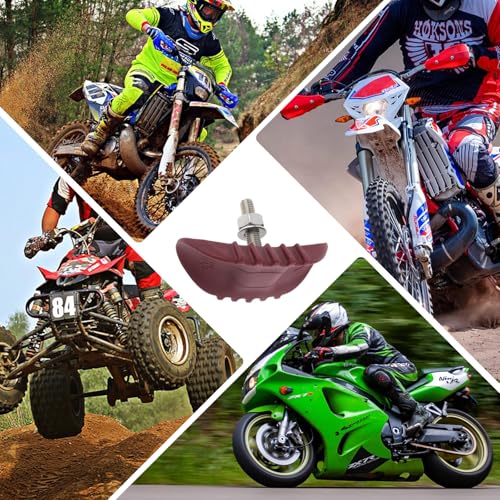 Image of Windance Wheel Rim Lock Inner Tire Lock Replacement for Motorcycle Motocross Dirt Bike Pit Bike (Maroon, 1.6inch)