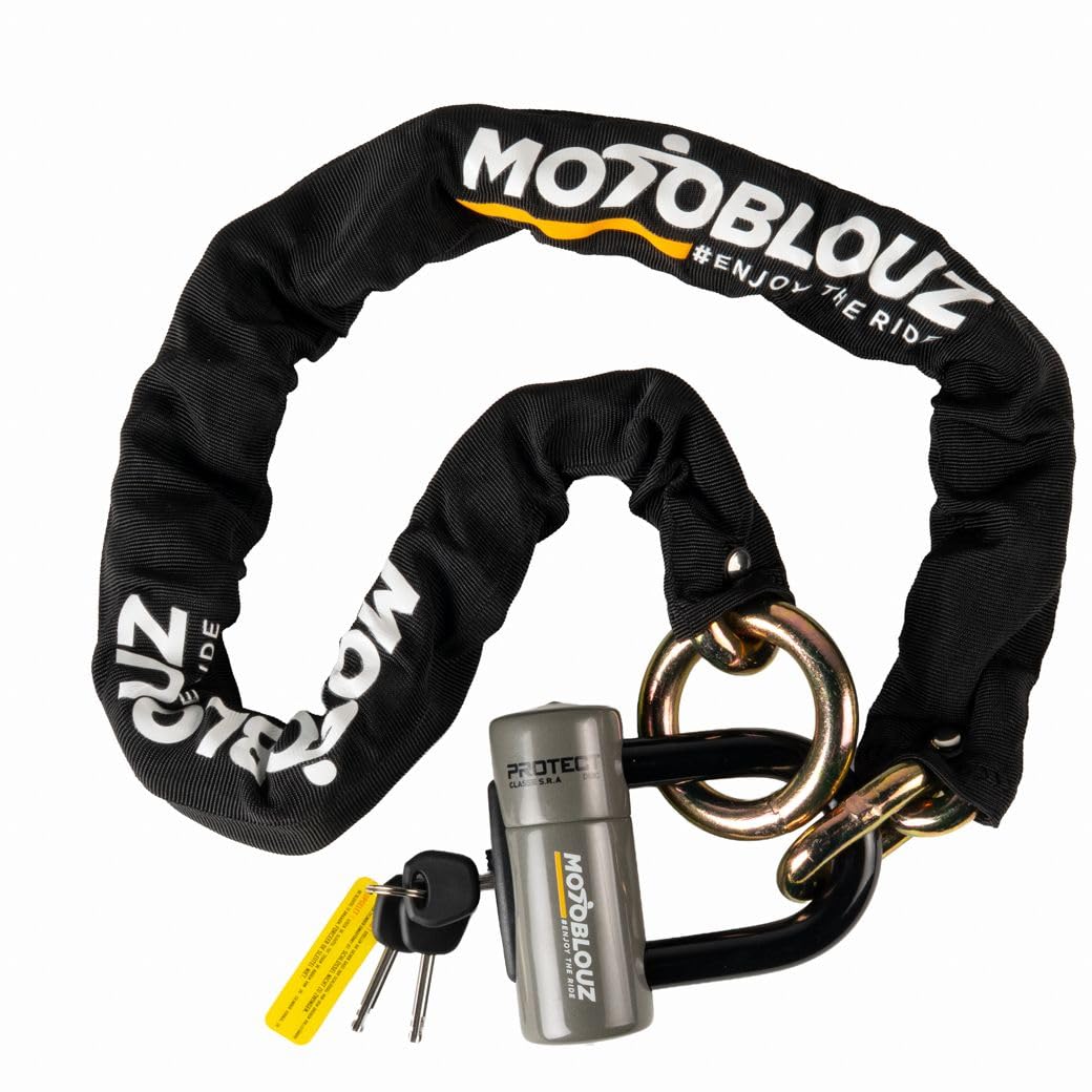 Candado de cadena y bloqueo de disco SRA MOTOBLOUZ