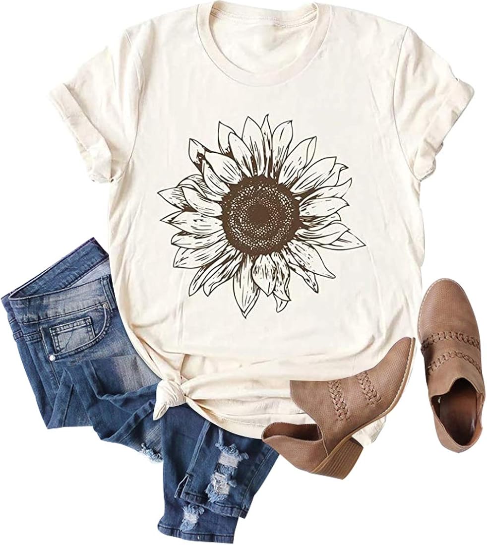 Chulianyouhuo Sunflower Graphic Shirt 