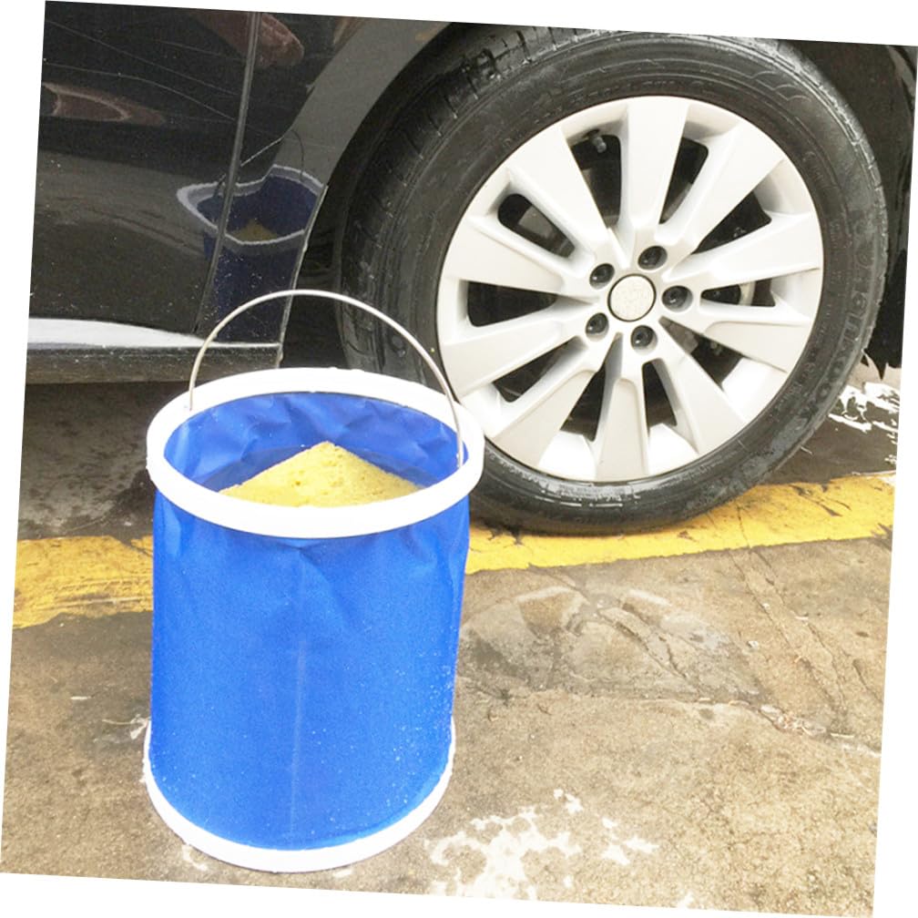 BESPORTBLE Seau Pliable Portable D’extérieur 2 Pièces 9 L en Oxford et PP