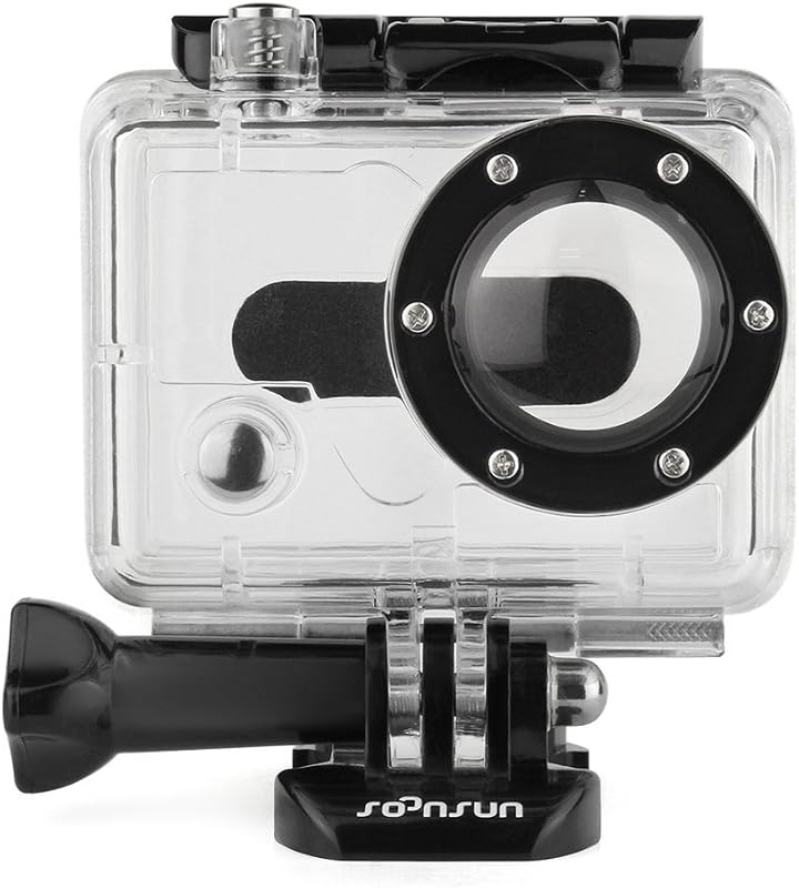 Waterproof Case for GoPro HD Hero 1 and Hero 2 Camera | 98FT (30M) Underwater Housing, Protective Case for Diving, Snorkeling and Water Sports