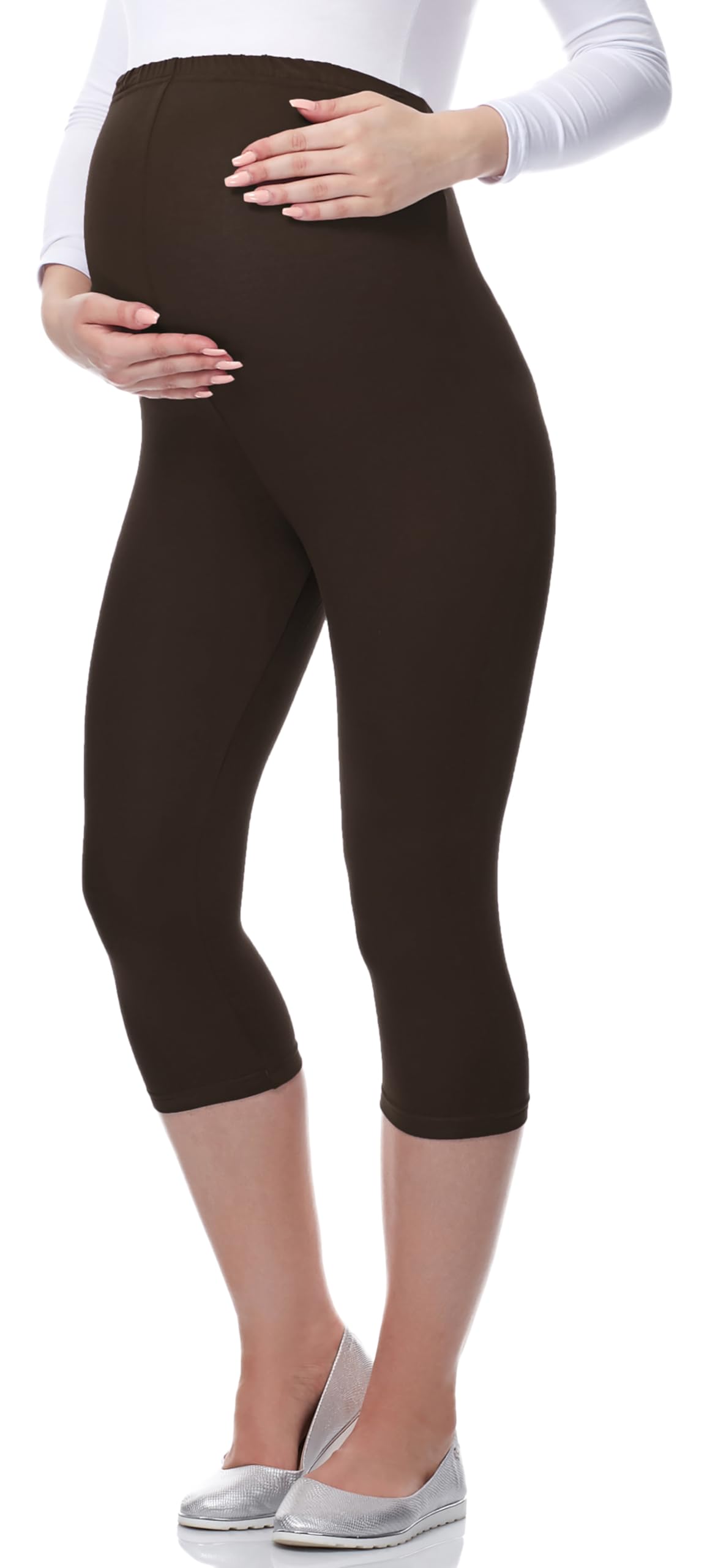Be Mammy 3/4 Umstandsleggings aus Viskose BE-03