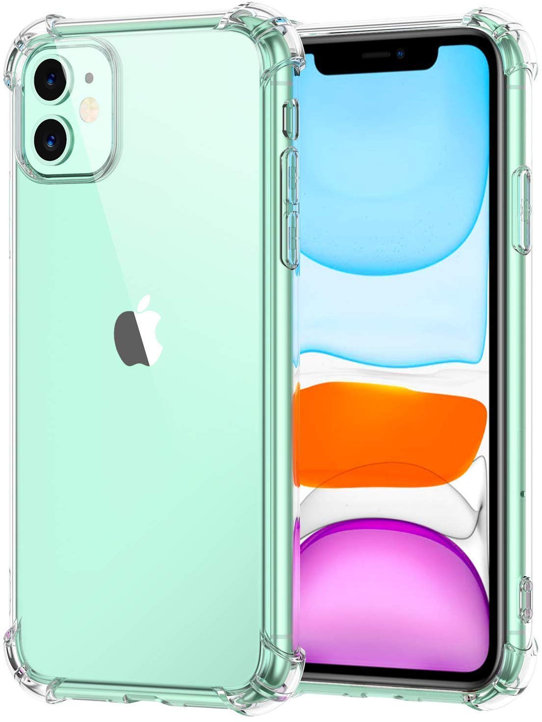 E-COSMOS for Apple iPhone 11 Case Cover Slim Crystal Clear Soft 