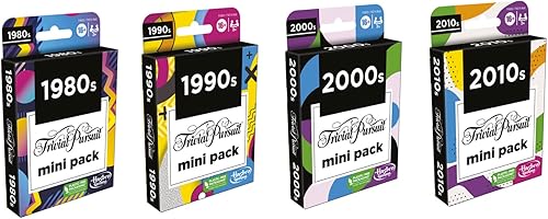Miniatura 3 de GAMES (EXCL. MONOPOLY) Trivial Pursuit Mini Packs Multipack, Preguntas divertidas de trivia para adultos y adolescentes a partir de 16 años, incluye