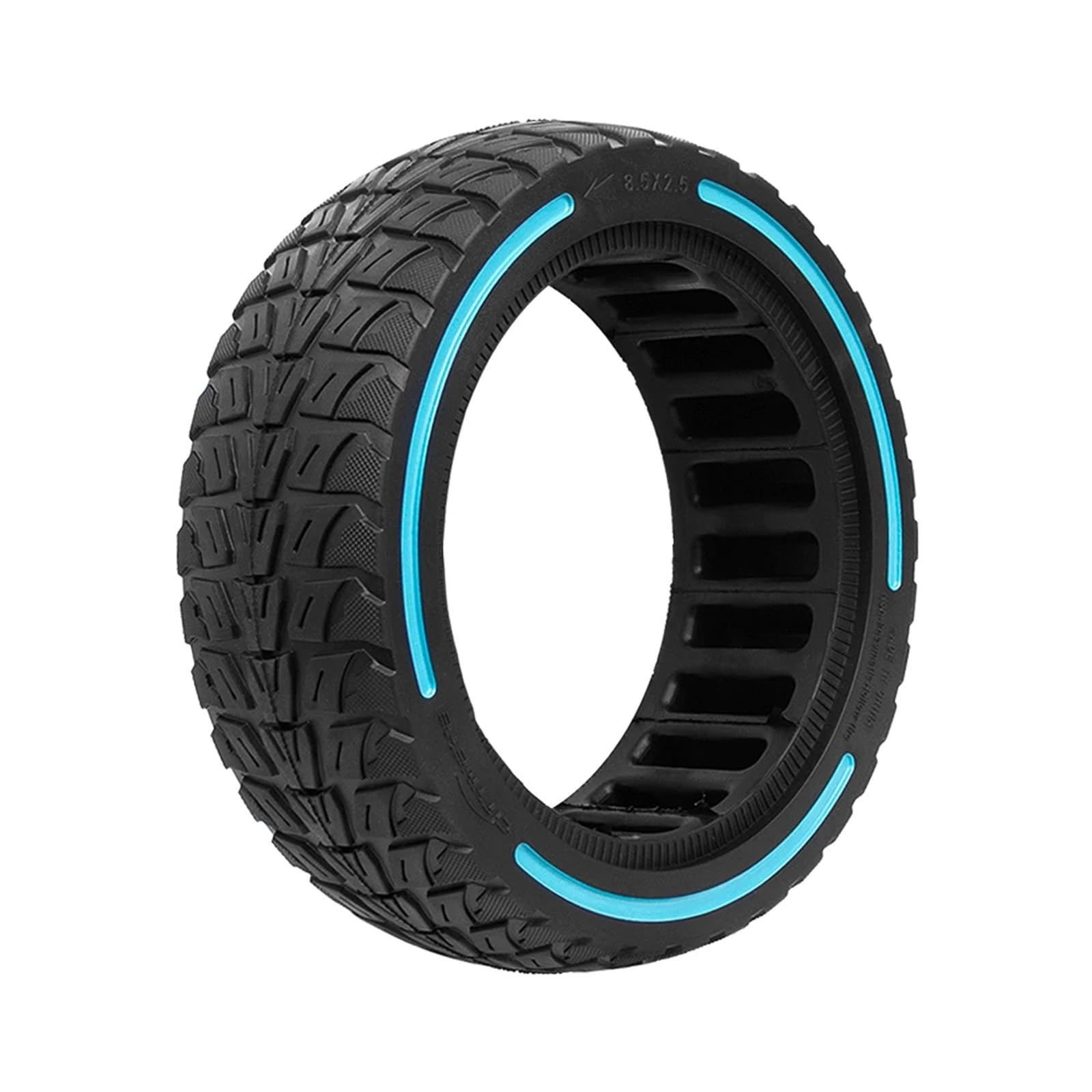 Pneus Tout-Terrain Trottinette Pneu Tout-Terrain Solide De 8,5 Pouces for Pneus Tubeless Résistants for Scooter Électrique, en Caoutchouc, X 2