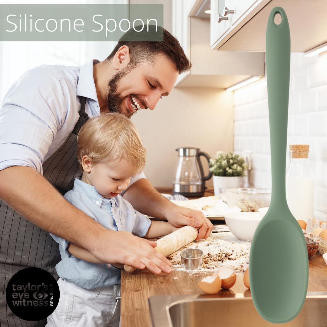 Taylors Eye Witness Large Silicone Sage Stirring Spoon - Image 2