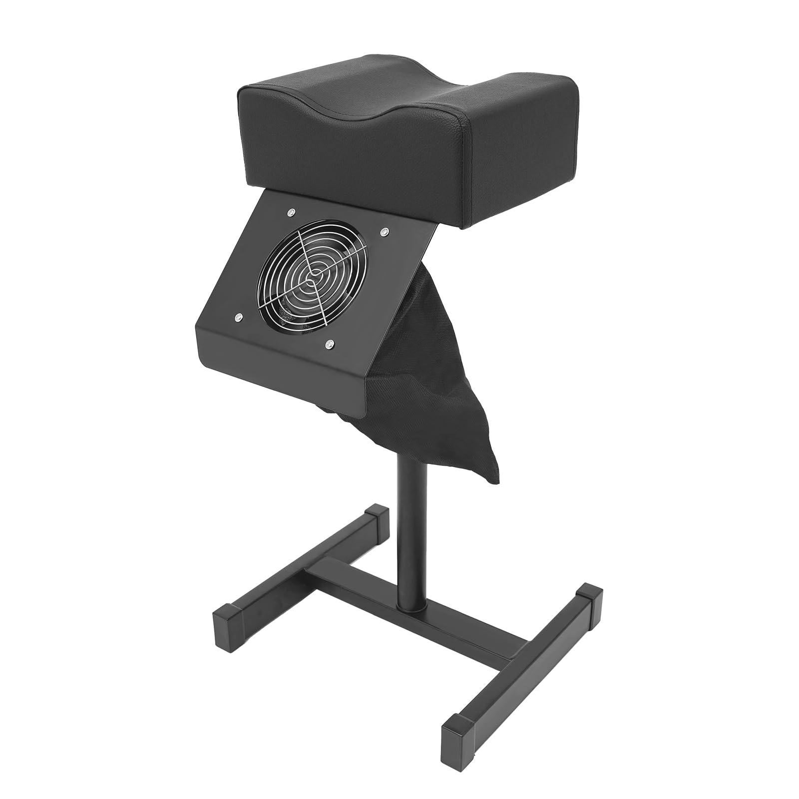 Silla de Uñas con Aspiradora y Taburete de Pedicura Ajustable 31x28x45 cm