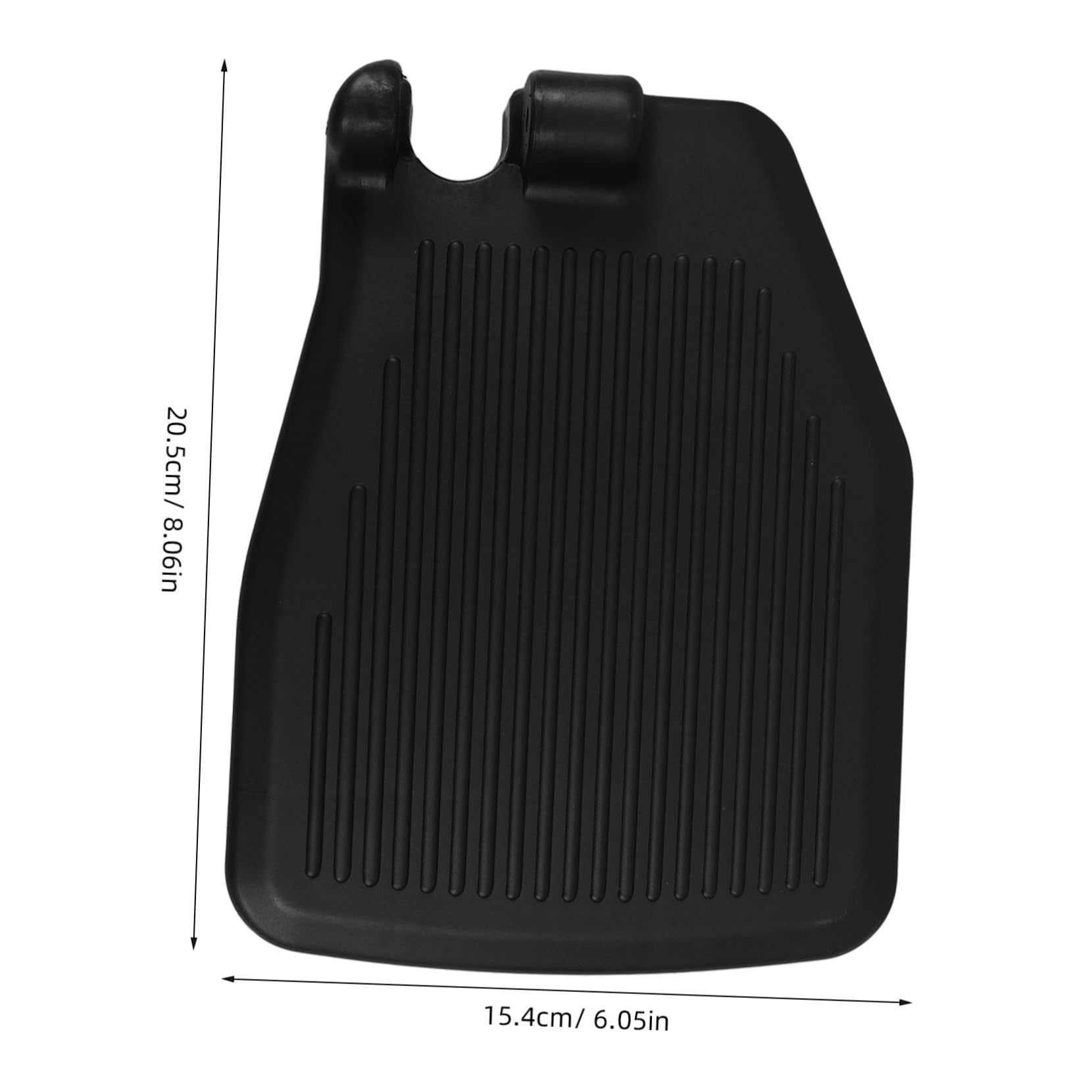 COLLBATH Wheelchair Foot Rest Replacement Sturdy Footplate for Wheelchair Easy Installation Black