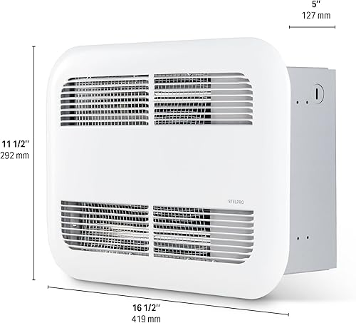 Miniatura 3 de Stelpro Calentador de techo  1000 W  120 V  9 58  H × 13 12  W  Modelo elegante montado en el techo  Comodidad silenciosa, calor rápido  Elemento