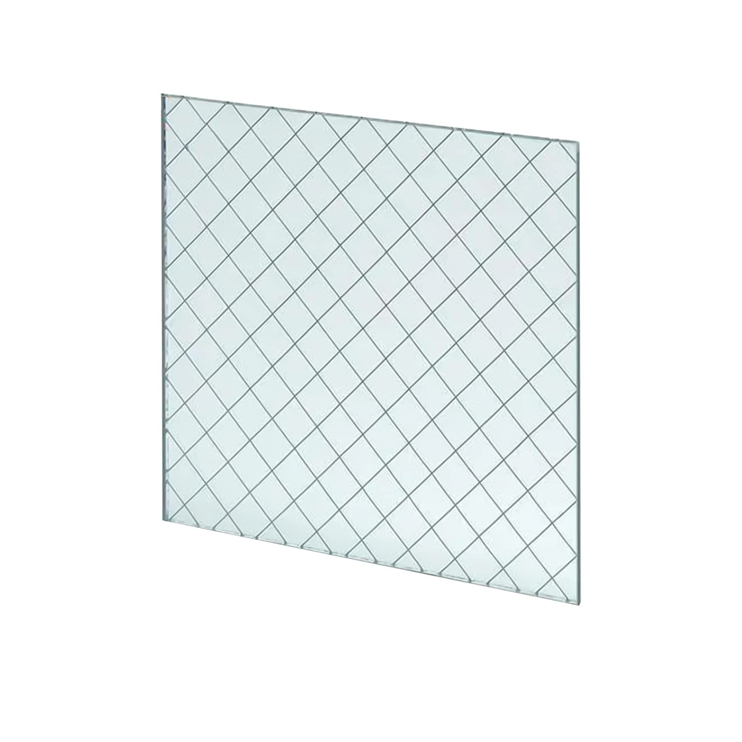 Custom Cut Diamond Glass 1/4 Inch Thick Annealed Flat Polish