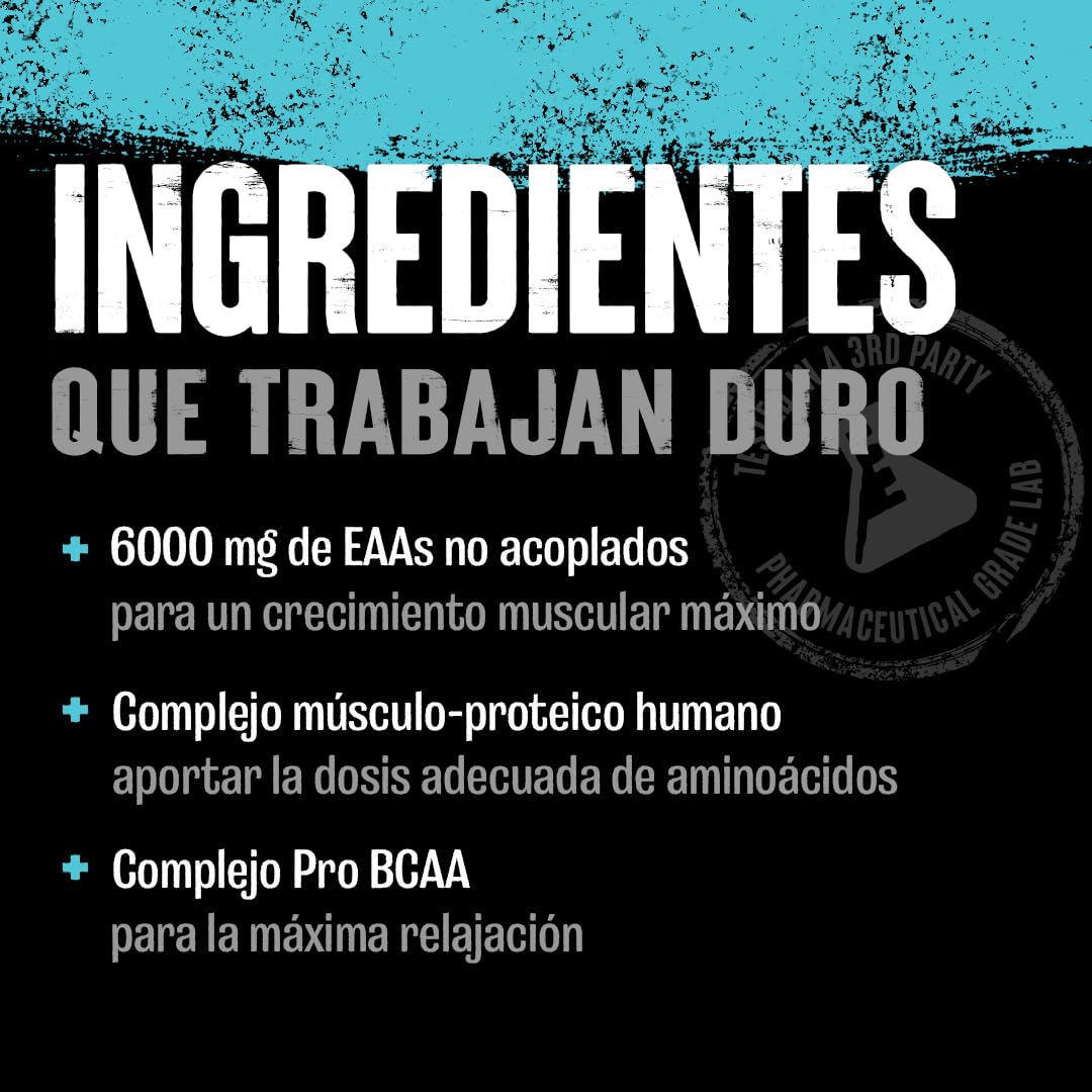 ANIMAL Nitro - aminoácidos EAA y BCAA para el desarrollo muscular y la regeneración - Aminoácidos esenciales para el fitness, el culturismo y los entrenamientos intensivos - 44 envases.