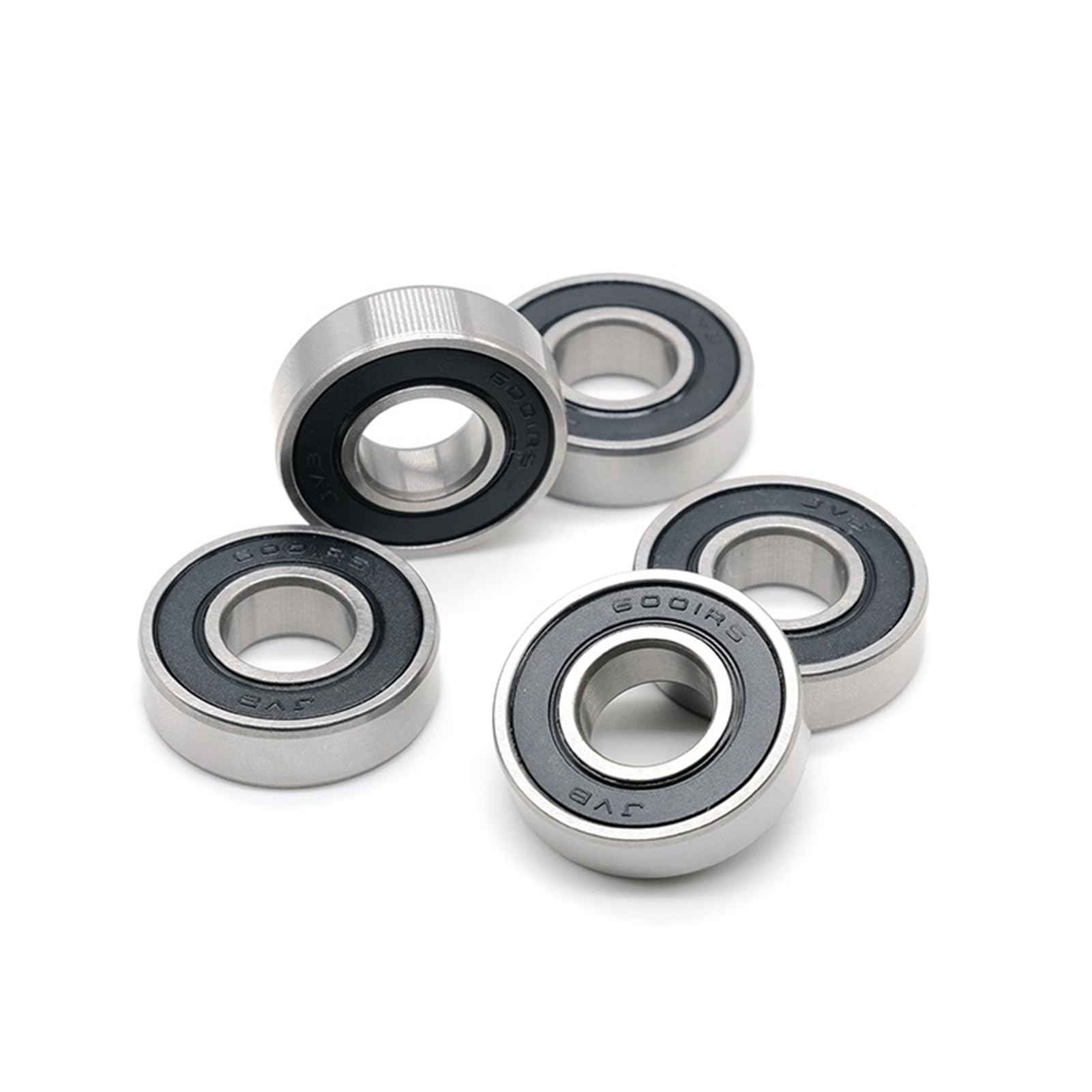 Roulements rigides à billes Lot de 5 roulements hybrides en céramique 6000 10 x 26 x 8 mm for pédaliers et pièces de rechange de vélo Abec-7 Roulements à billes 6000RS CB Si3N4 Roulements