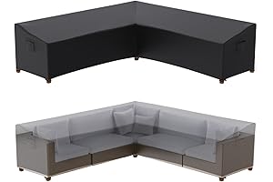 Mrrihand L-Shaped Patio Furniture Covers