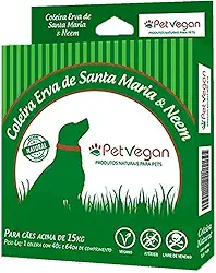 Coleira Para Cachorros, Acima de 15Kg,Coleira Erva de Santa Maria e Neem,Passeio e Viagem,Confortável e Resistente