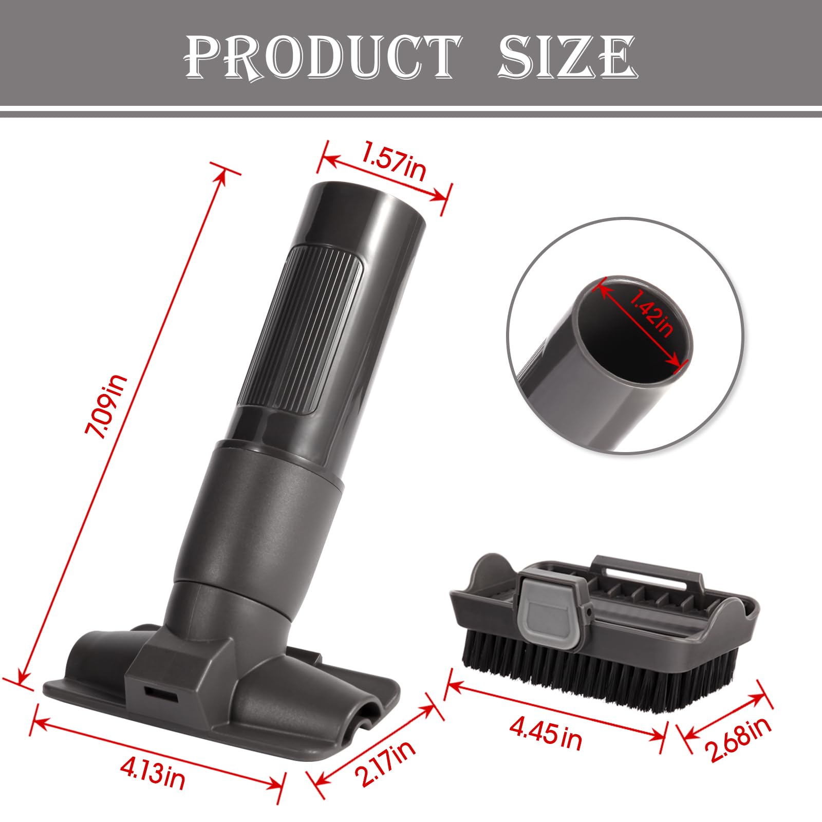 Piezas de repuesto para cepillo de aspiradora compatibles con Shark Rocket HV300 HV301 HV320 HV322 Series, Rotator NV751 NV752 NV600 NV650 NV680 NV681 Accesorios de aspiradora Cepillo de herramientas