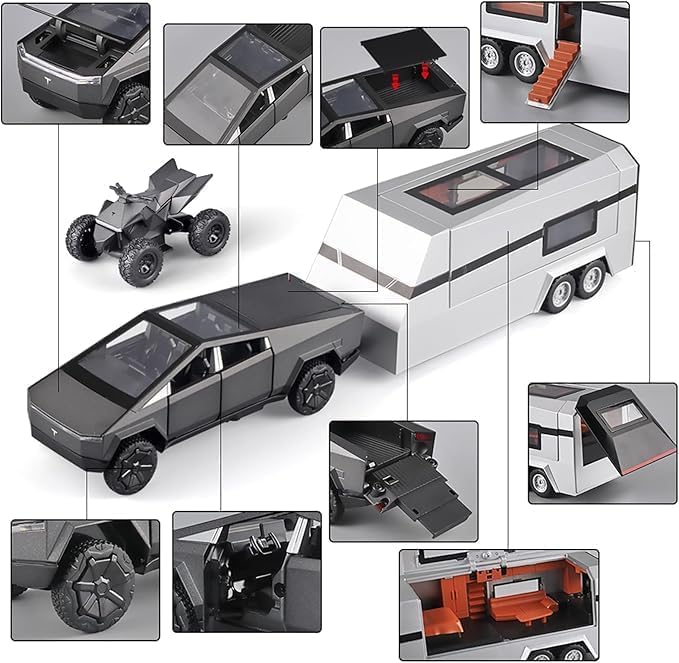 VivaJoy tesla-truck-gray
