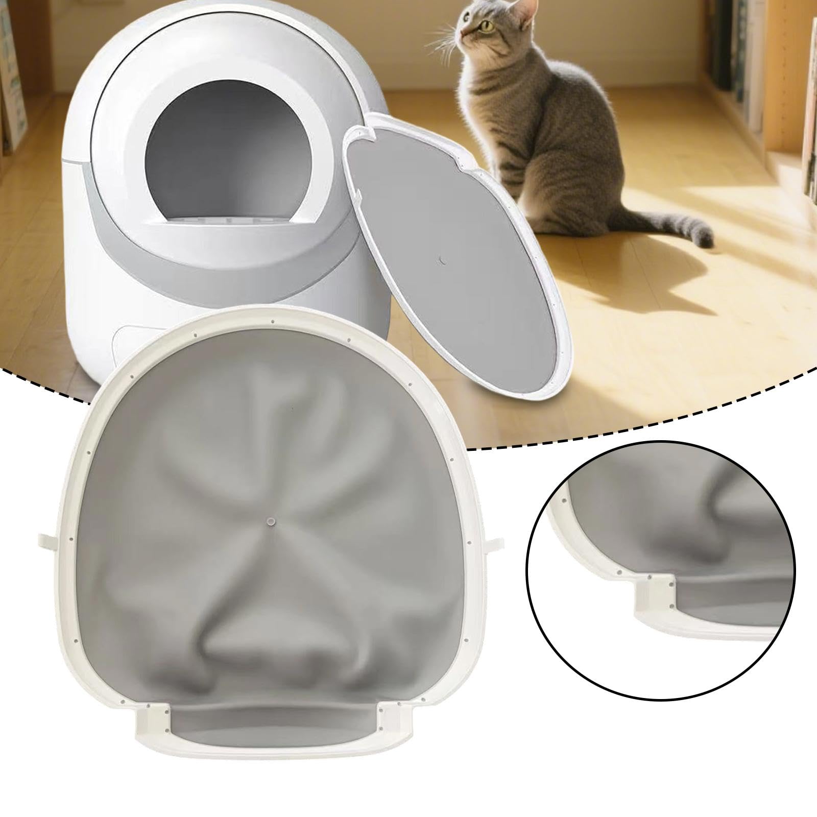 Zubehör für Katzenstreu: Leichtes Und Einfach zu Installierendes Ersatzpad.
