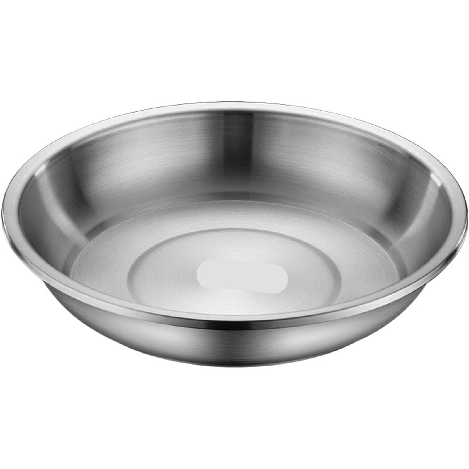 Assiettes à dîner en acier inoxydable 4 pièces for la cuisine Pour Cuisine(24cm)