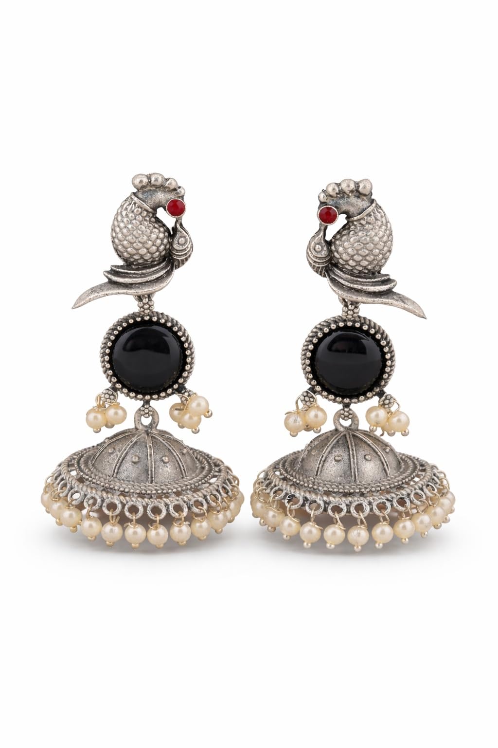 Oxidized Designer Stud Earrings Set, Traditional & Modern Earring Set for Women & Girls, Trendy, Fancy & Fashion Earrings for Daily and Occasion Wear, Lightweight-image-17