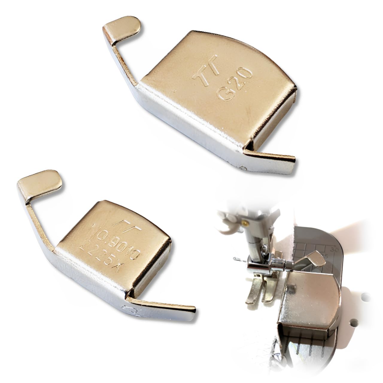 Amazon.co.jp: solunaterra マグネット定規 ミシン用 磁器シームガイド