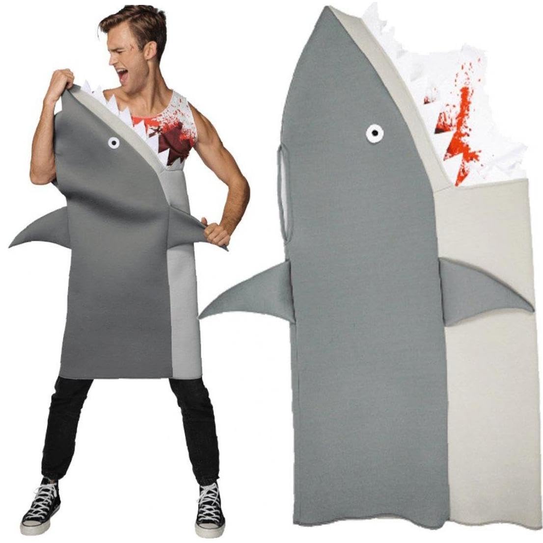 Amazon.co.jp: コスプレ衣装 おもしろ サメ コスチューム シャーク