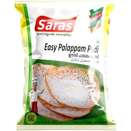Saras Fluffy Palappam Mix - 500gm Pack of 3