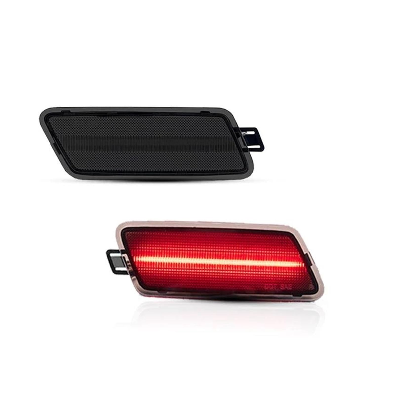 Segnale Svolta Luce posizione laterale T10 LED ambra/rossa per A7 S7 RS7 2012-2018 Indicatori di direzione DRL Lampade laterali Luce Emergenza(2pc Smoked Red)