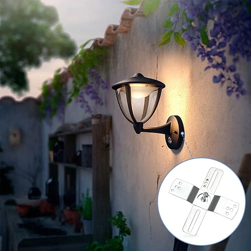 Miniatura 8 de Helunsi 2 juegos de soporte de montaje de lámpara, barra transversal universal de 4 pulgadas para iluminación, placa de montaje de ventilador de