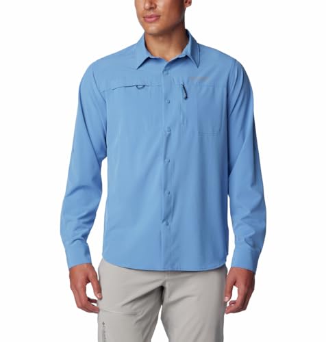 Image of Columbia Men Omni-Shade Summit Valley Hiking and Trekking Long Sleeve Shirt