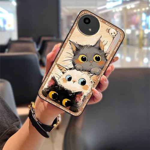 Phone Case Compatible with Sharp Aquos wish5/SH-52F, Durable Silicone Cartoon Graffiti Soft case Anti-dust Shockproof Design Ani