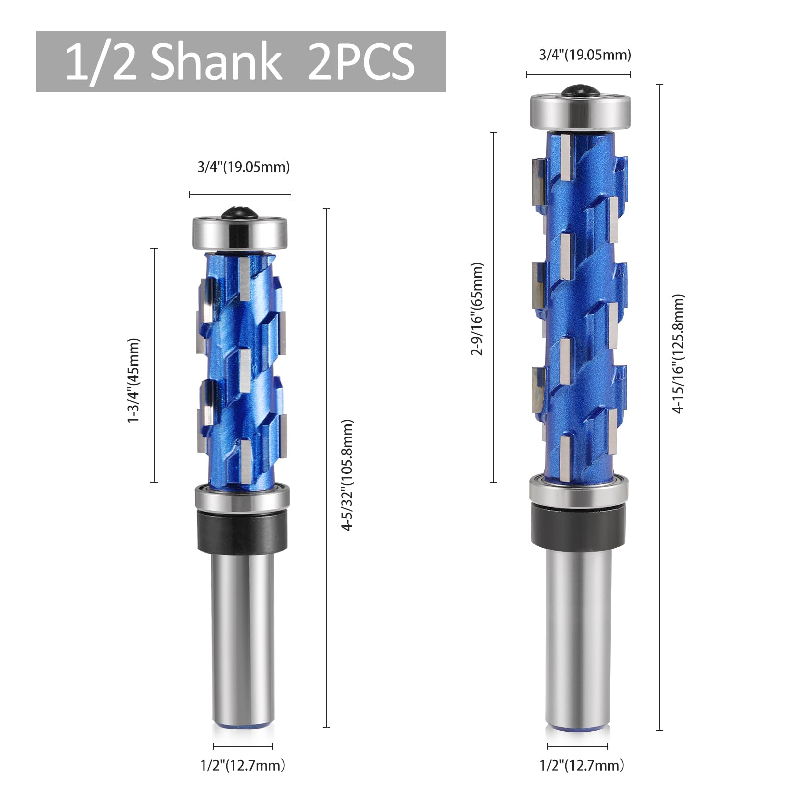 HOZLY Flush Trim Router Bit 1/2