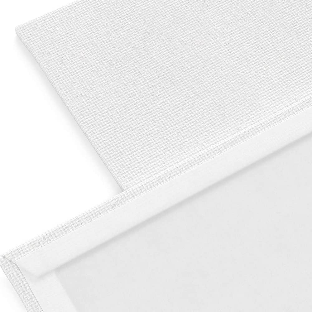 24pcs Multiple Bianco Square Artist Artista Canvas Board per Pittura ad olio Acrilico Tavola di tela cotone acrilico per il disegno