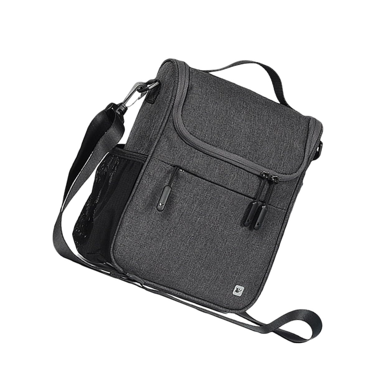 ABOOFAN Borsa da Manubrio Bici 5l Multifunzione in Poliestere | Aggancio Rapido, Chiusura a Scatto Inclusa, per Ciclismo e Uso su Bici Elettrica Stile Casuale